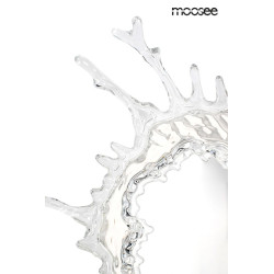 Kinkiet SPLASH M srebrny plafon jak lustro