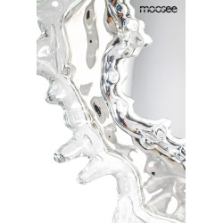 Kinkiet SPLASH M srebrny plafon jak lustro