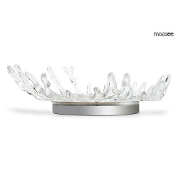 Kinkiet SPLASH M srebrny plafon jak lustro