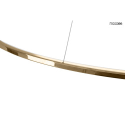 Lampa wisząca glamour RING SLIM 100 złota do salonu led Lampa wisząca glamour RING SLIM 100 złota do salonu led