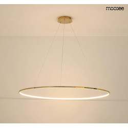Lampa wisząca glamour RING SLIM 100 złota do salonu led Lampa wisząca glamour RING SLIM 100 złota do salonu led