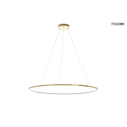Lampa wisząca glamour RING SLIM 100 złota do salonu led Lampa wisząca glamour RING SLIM 100 złota do salonu led