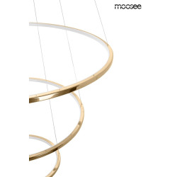 Lampa wisząca glamour RING SLIM M 4 złote okręgi Lampa wisząca glamour RING SLIM M 4 złote okręgi