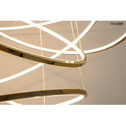 Lampa wisząca glamour RING SLIM M 4 złote okręgi Lampa wisząca glamour RING SLIM M 4 złote okręgi