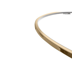 Lampa wisząca glamour RING SLIM S złota do salonu