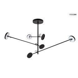 Lampa wisząca geometryczna BOBBIE 3 czarna nowoczesna Lampa wisząca geometryczna BOBBIE 3 czarna nowoczesna