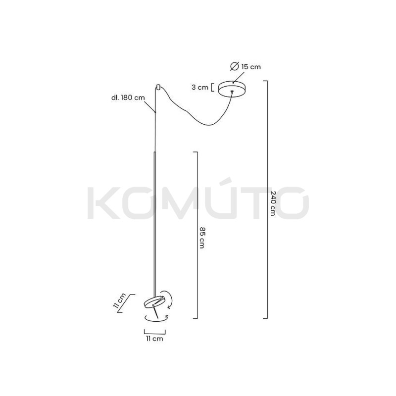 Lampa wisząca geometryczna BOBBIE czarna nowoczesna Lampa wisząca geometryczna BOBBIE czarna nowoczesna