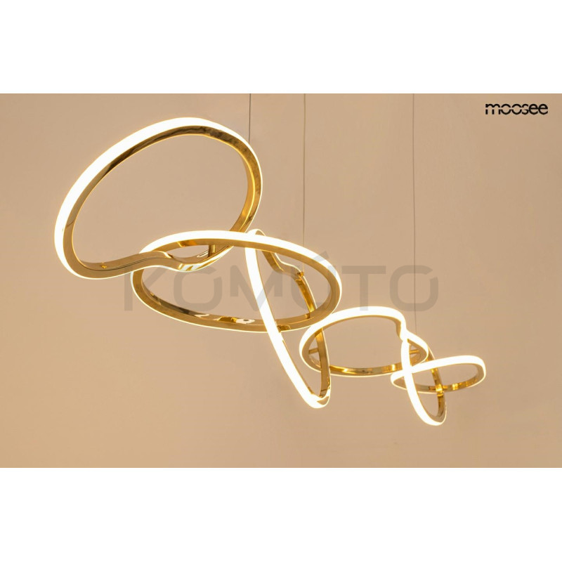 Lampa wisząca glamou JAZZ 6 złota nowoczesna kryształowa Lampa wisząca glamou JAZZ 6 złota nowoczesna kryształowa