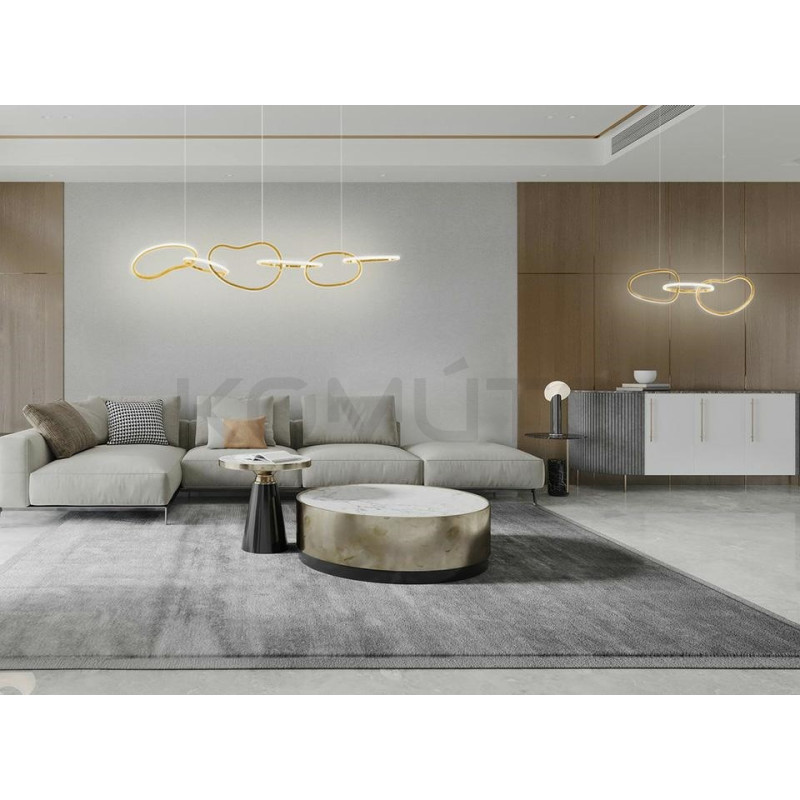 Lampa wisząca glamou JAZZ 6 złota nowoczesna kryształowa Lampa wisząca glamou JAZZ 6 złota nowoczesna kryształowa