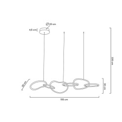 Lampa wisząca glamou JAZZ 6 złota nowoczesna kryształowa Lampa wisząca glamou JAZZ 6 złota nowoczesna kryształowa