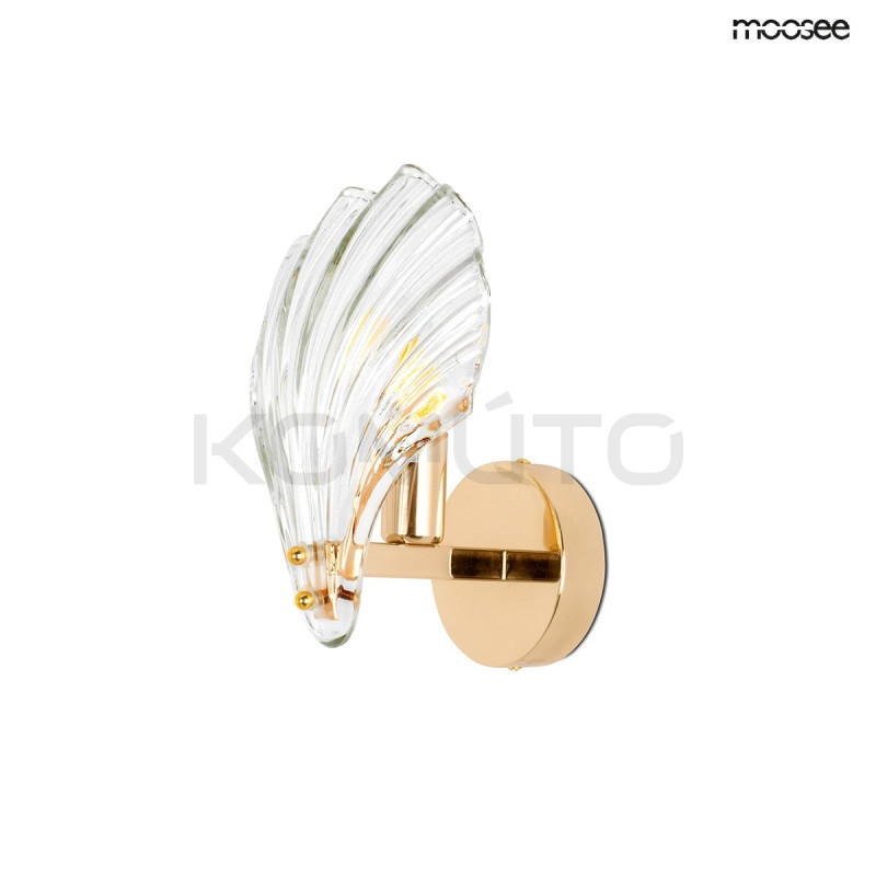 Kinkiet glamour CONCHA Muszla złota Kinkiet glamour CONCHA Muszla złota