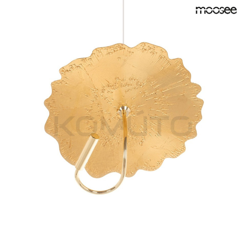 Lampa wisząca glamour LEAFS złota dekoracyjna designerska