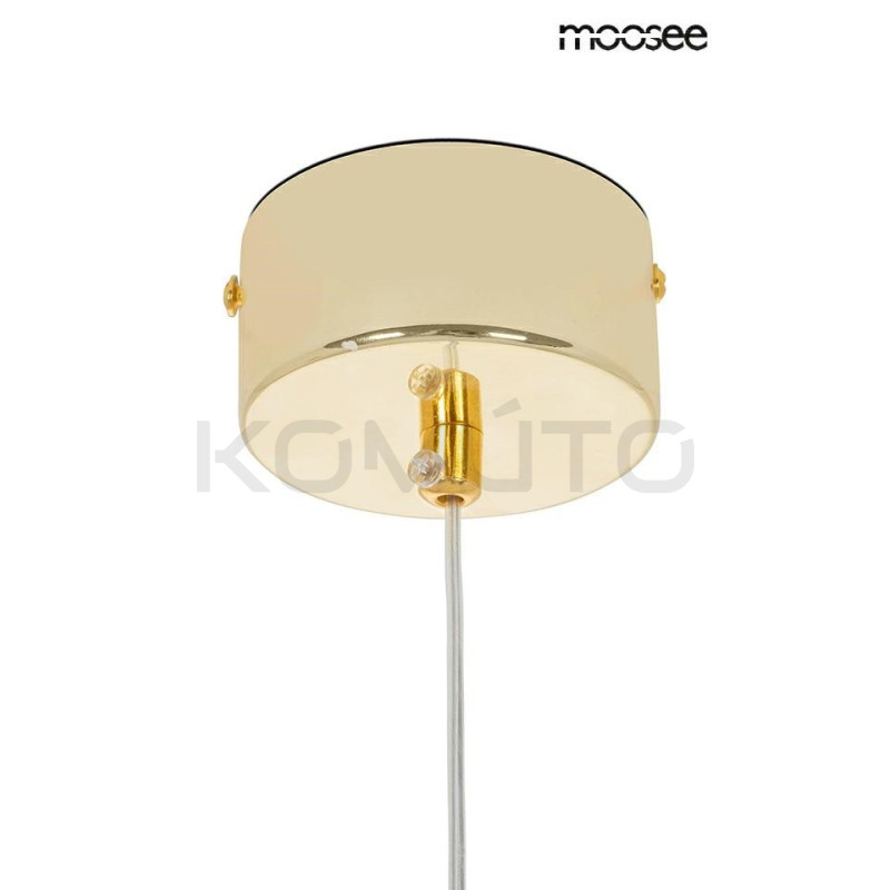 Lampa wisząca glamour LEAFS złota dekoracyjna designerska