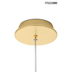 Lampa wisząca glamour PARADISO złota motyw roślinny