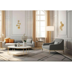 Kinkiet LIRIO 4 złoty dekoracja