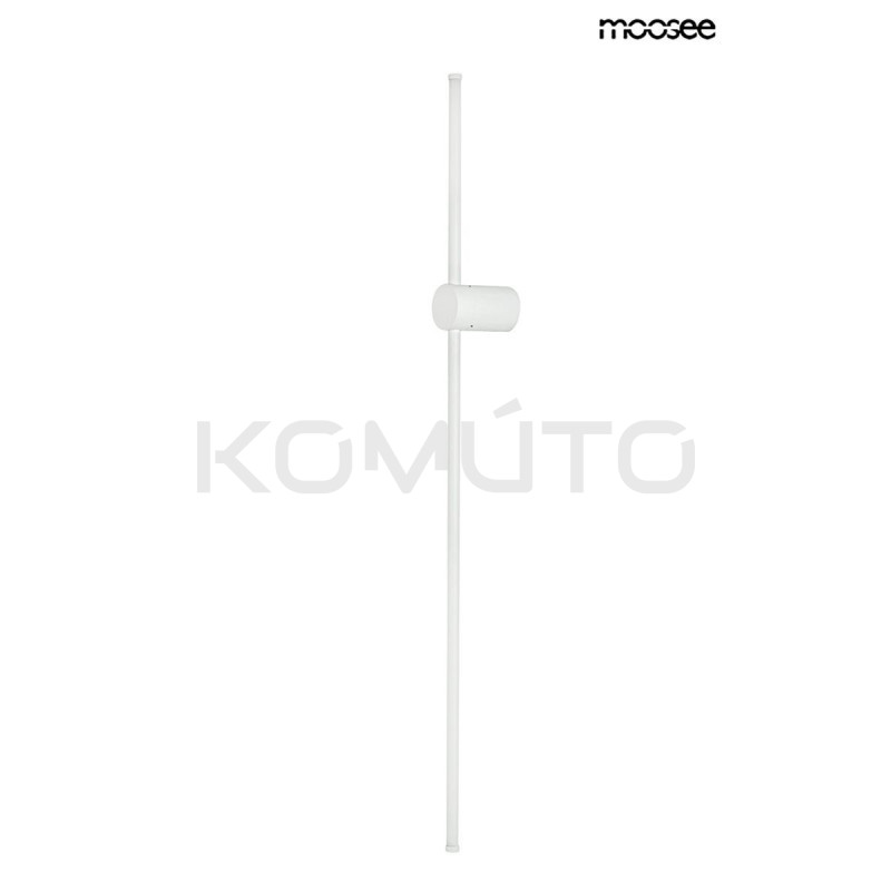 Kinkiet Ombre 100 biały nowoczesny, minimalistyczny led