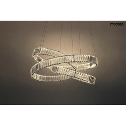 Kryształowa Lampa wisząca WAVE 75 chrom glamour Kryształowa Lampa wisząca WAVE 75 chrom glamour
