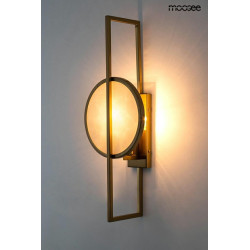 Kinkiet geometryczny Troya złoty  Kinkiet geometryczny Troya złoty