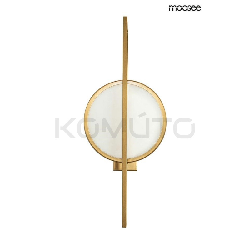 Kinkiet geometryczny Troya złoty  Kinkiet geometryczny Troya złoty