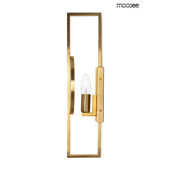 Kinkiet geometryczny Troya złoty  Kinkiet geometryczny Troya złoty