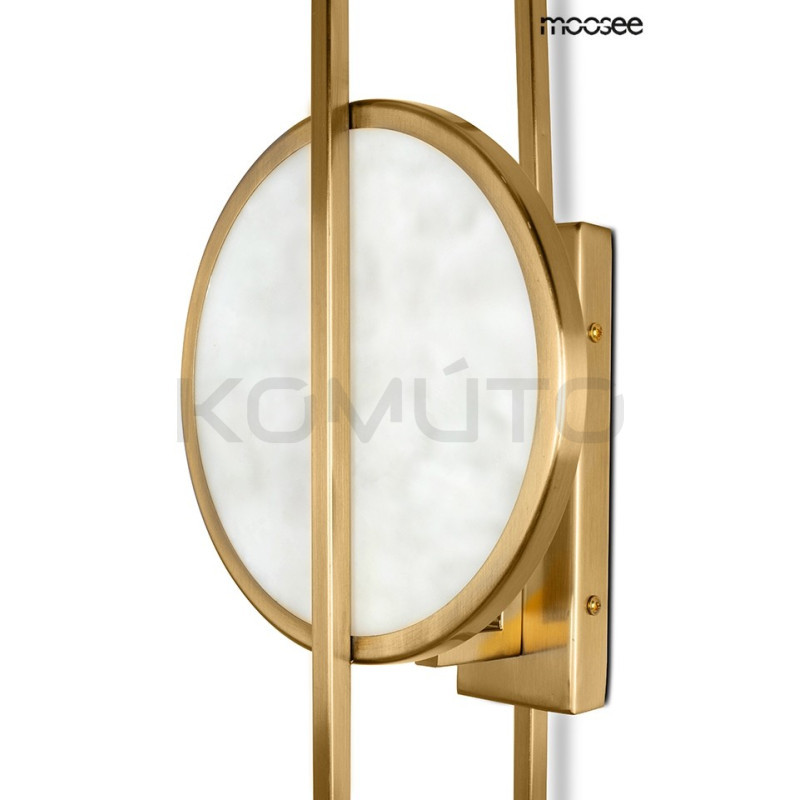 Kinkiet geometryczny Troya złoty  Kinkiet geometryczny Troya złoty