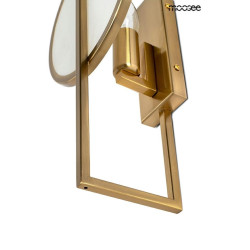 Kinkiet geometryczny Troya złoty  Kinkiet geometryczny Troya złoty