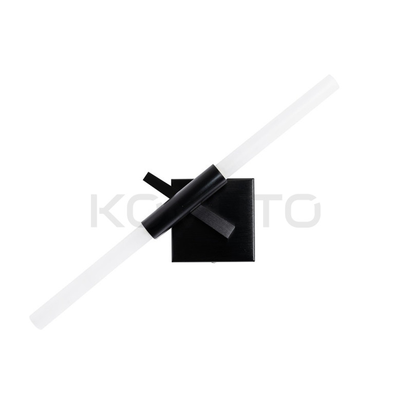 Kinkiet STICKS Candelabr czarny geometryczny nowoczesny