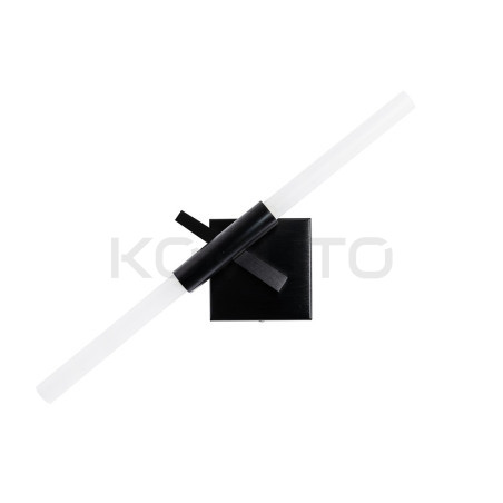 Kinkiet STICKS Candelabr czarny geometryczny nowoczesny
