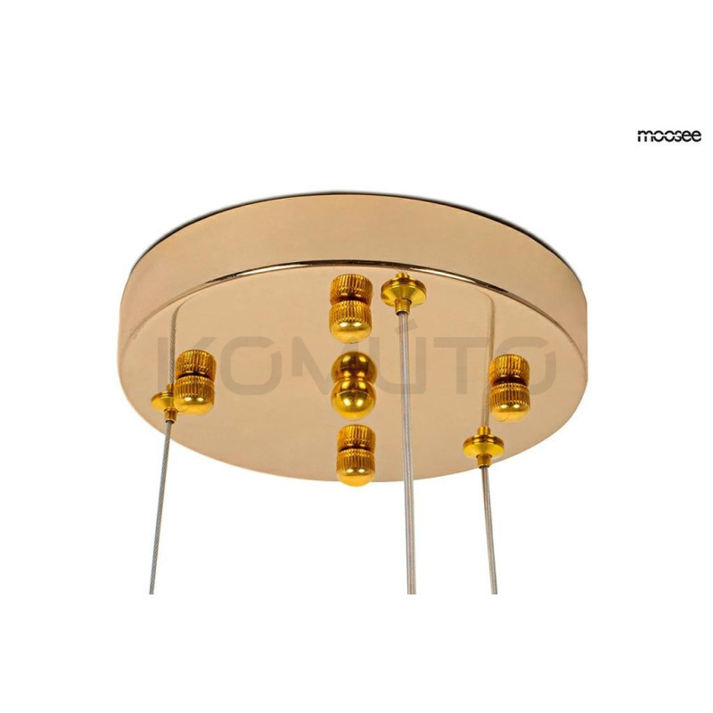 Lampa wisząca MONETE 80 złota nowoczesna