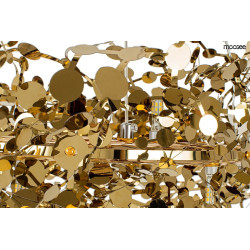 Lampa wisząca glamour MONETE 60 złota nowoczesna