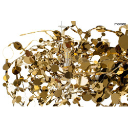 Lampa wisząca glamour MONETE 60 złota nowoczesna