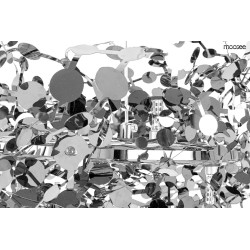 Lampa wisząca glamour MONETE 60 chrom błyszcząca