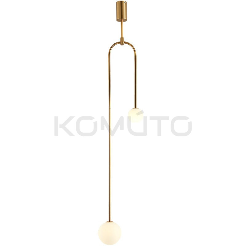 Lampa wisząca glamour LOOP złota nowoczesna asymetryczna Lampa wisząca glamour LOOP złota nowoczesna asymetryczna