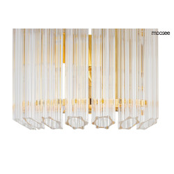 Kinkiet glamour PALACE złoty z kryształkami szklanymi  Kinkiet glamour PALACE złoty z kryształkami szklanymi