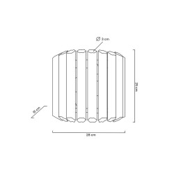 Kinkiet glamour PALACE złoty z kryształkami szklanymi  Kinkiet glamour PALACE złoty z kryształkami szklanymi