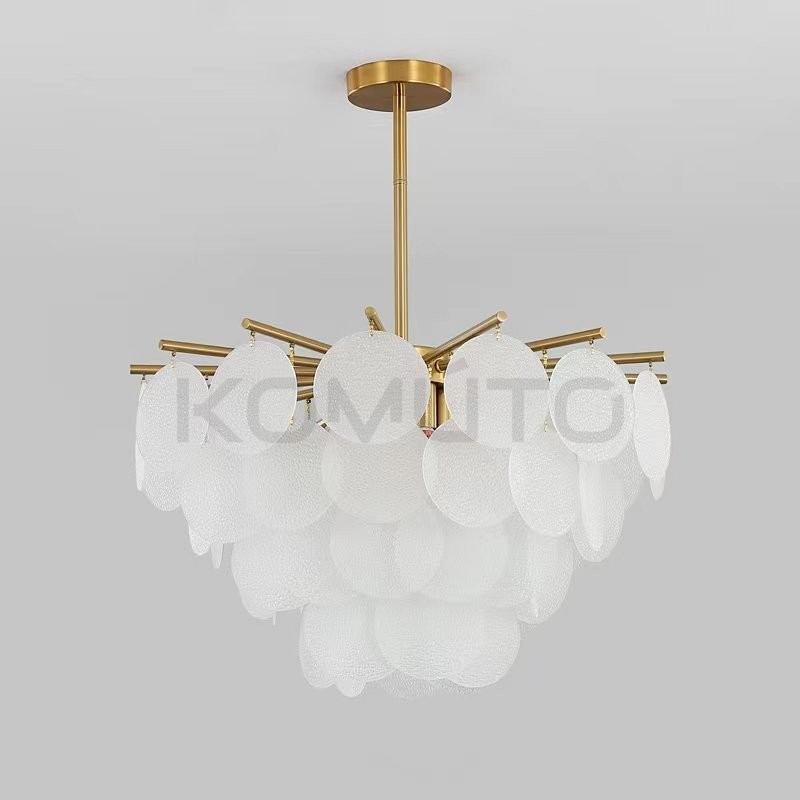 LAMPA WISZĄCA GLAMOUR FIORE BIAŁA 60 nad stół do salonu LAMPA WISZĄCA GLAMOUR FIORE BIAŁA 60 nad stół do salonu