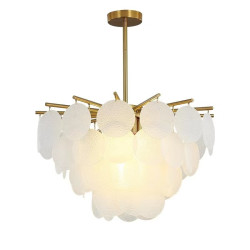 LAMPA WISZĄCA GLAMOUR FIORE BIAŁA 60