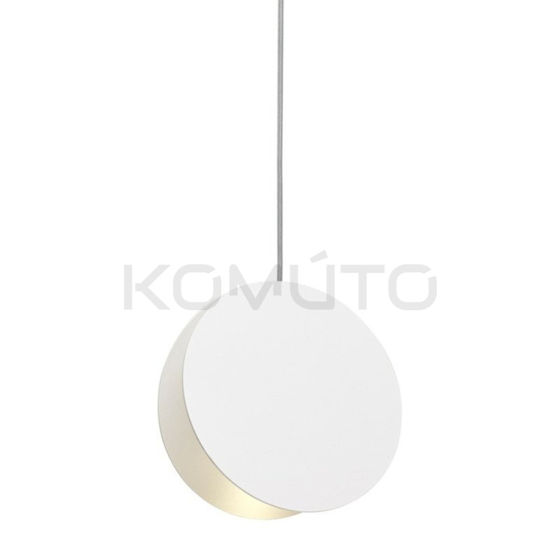 Lampa wisząca geometryczna PILLS S 23 czarna lub biała forma koła