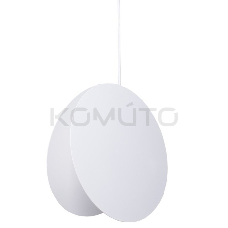 Lampa wisząca geometryczna PILLS S 23 czarna lub biała forma koła Lampa wisząca geometryczna PILLS S 23 czarna lub biała forma koła