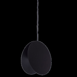 Lampa wisząca geometryczna PILLS S 23 czarna lub biała forma koła Lampa wisząca geometryczna PILLS S 23 czarna lub biała forma koła