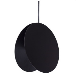 Lampa wisząca geometryczna PILLS S 23 czarna lub biała forma koła Lampa wisząca geometryczna PILLS S 23 czarna lub biała forma koła
