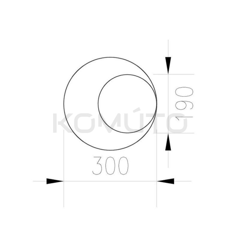 Kinkiet geometryczny PILLS biały z regulacją światła Kinkiet geometryczny PILLS biały z regulacją światła