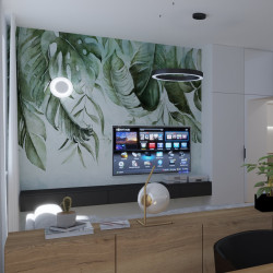 Kinkiet geometryczny PILLS biały z regulacją światła Kinkiet geometryczny PILLS biały z regulacją światła