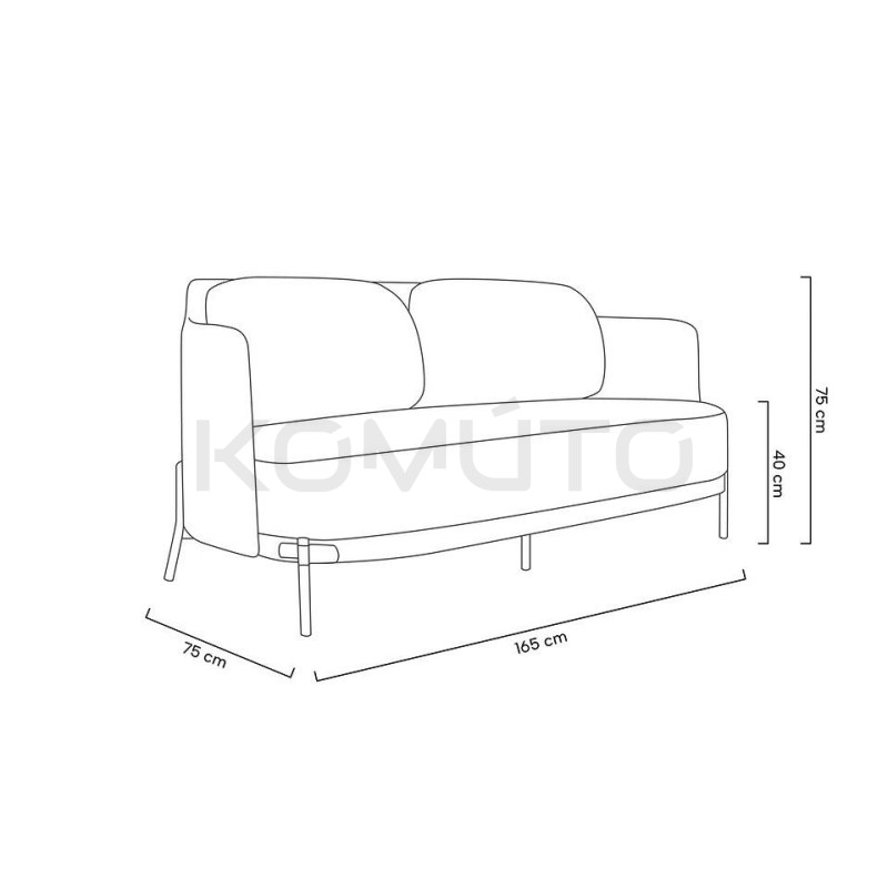 Sofa Art Deco Glamour pepitka biało czarna VENICE 3 osobowa Sofa Art Deco Glamour pepitka biało czarna VENICE 3 osobowa