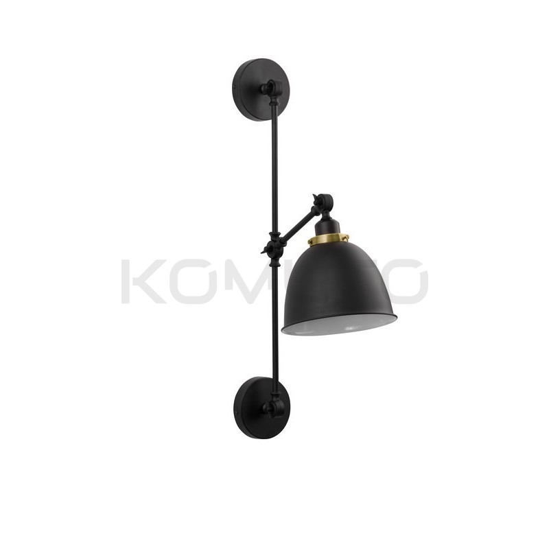 Kinkiet Loftowy regulowany Factory czarny industrialny