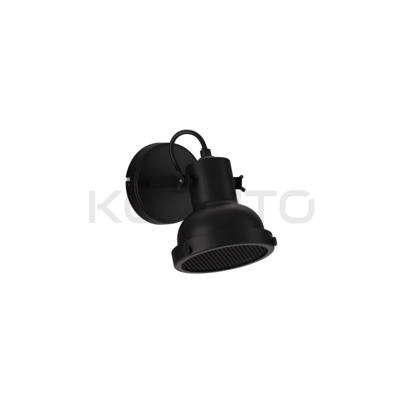 Kinkiet Loftowy regulowany Vent czarny GU10 industrialny