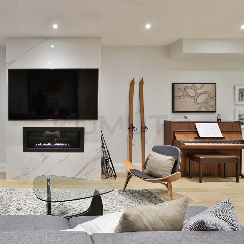 Stolik kawowy Nogoczi w kolorze czarnym z drewna bukowego