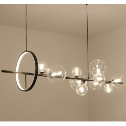 LAMPA WISZĄCA ORION LONG-120 CZARNA pozioma nowoczesna LAMPA WISZĄCA ORION LONG-120 CZARNA pozioma nowoczesna