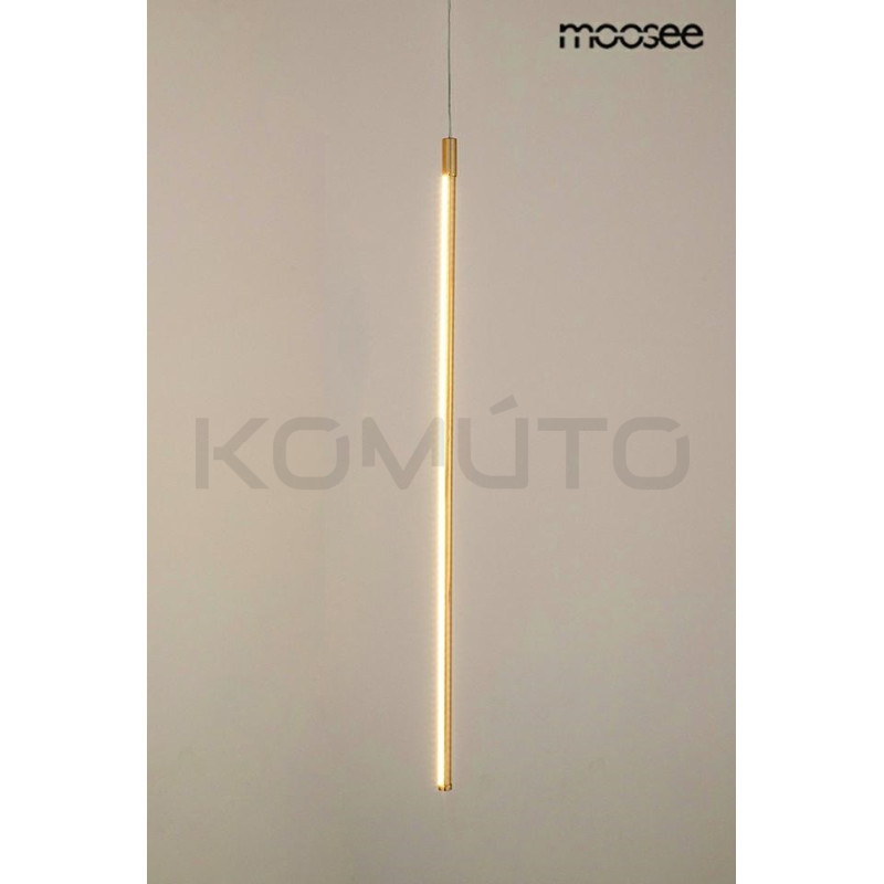 Lampa wisząca Ombre 60 rurka złota nowoczesna Led Lampa wisząca Ombre 60 rurka złota nowoczesna Led