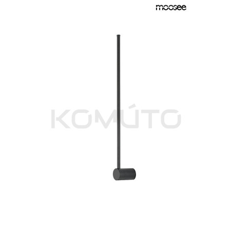 Kinkiet Ombre 80 czarny pionowa sopel